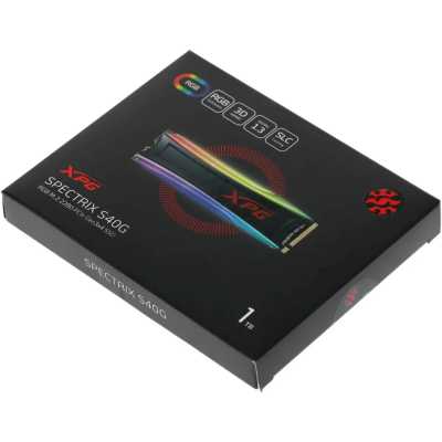 SSD диск ADATA XPG Spectrix S40G RGB 1Tb AS40G-1TT-C Черный