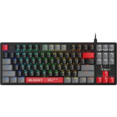 клавиатура A4Tech Bloody S310N Black Черный-красный