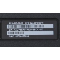 ноутбук Acer Aspire A515-51G-33UM Черный