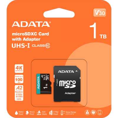 карта памяти ADATA 1TB AUSDX1TUI3V30SA2-RA1
