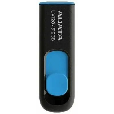 флешка ADATA 512GB UV128 Black/Blue Черный, синий