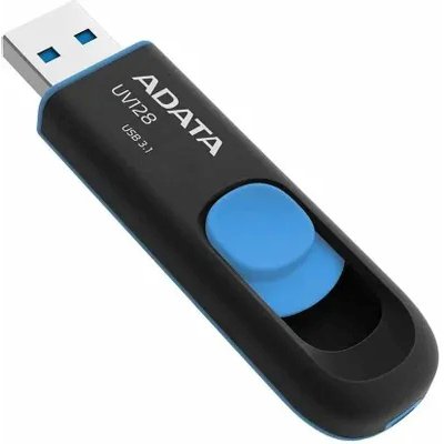 флешка ADATA 512GB UV128 Black/Blue Черный, синий