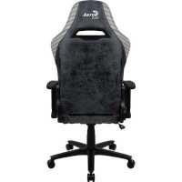 игровое кресло AeroCool Baron Steel Blue серый-синий