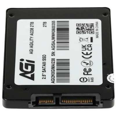 SSD диск AGI AI238 2Tb AGI2K0GIMAI238-CB Черный