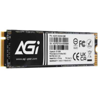 SSD диск AGI AI298 512Gb AGI512GIMAI298-CB Черный