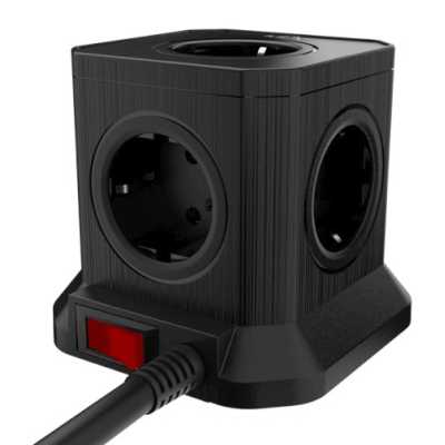 сетевой фильтр AGNI TP-VE4U5E-3m-black черный