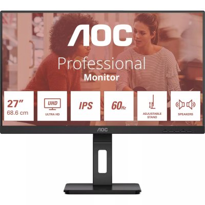 монитор AOC U27E3UF Черный