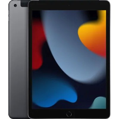 планшет Apple iPad 2021 10.2 Wi-Fi+Cellular 64Gb Space Gray MK663LL/A Серый космос