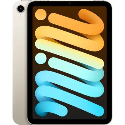 планшет Apple iPad mini 2021 64Gb Wi-Fi Starlight MK7P3LL/A Сияющая звезда