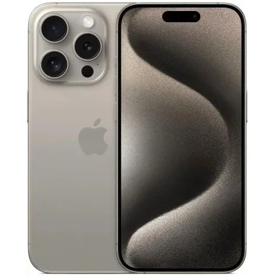 смартфон Apple iPhone 15 Pro 256GB Natural Titanium MTQA3CH/A бежевый титан