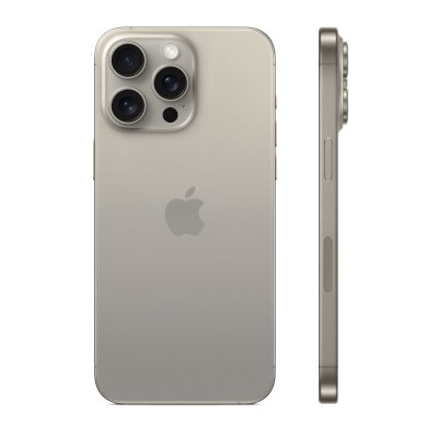 смартфон Apple iPhone 15 Pro Max 1TB Natural Titanium MU603ZA/A бежевый