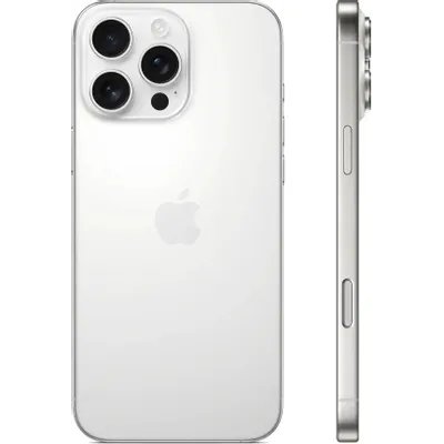 смартфон Apple iPhone 16 Pro Max 1TB White Titanium MYW03ZA/A белый