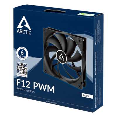 кулер Arctic F12 PWM Black ACFAN00145A Черный