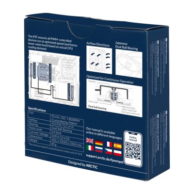 кулер Arctic F9 PWM PST CO Black