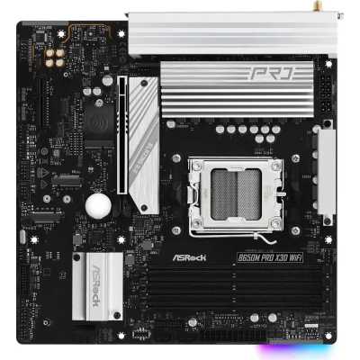 материнская плата ASRock B650M Pro X3D WiFi Черный