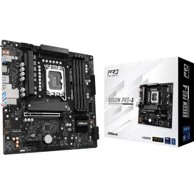 материнская плата ASRock B860M Pro-A Черный