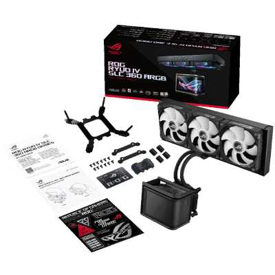 кулер ASUS ROG Ryuo IV SLC 360 ARGB Black Черный