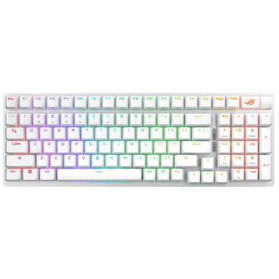 клавиатура ASUS ROG X901 Strix Scope II 96 Wireless White 90MP037A-BKRA30 Белый