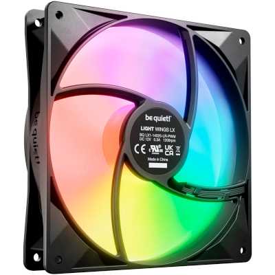 кулер Be Quiet Light Wings LX 140mm PWM High Speed Black Черный