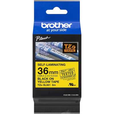 картридж Brother TZE-SL661 желтый