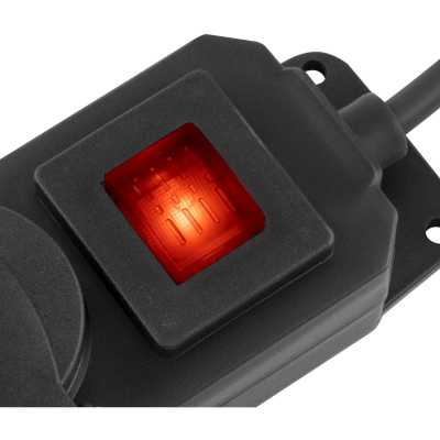 сетевой фильтр Buro 400MDP-3-B черный