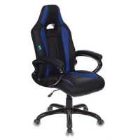 игровое кресло Бюрократ CH-827-BL+Blue черно-синий