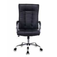 офисное кресло Бюрократ KB-10SL-B-LEATHER черный