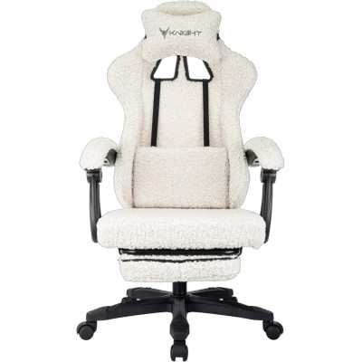 игровое кресло Бюрократ Knight Lord/F White белый