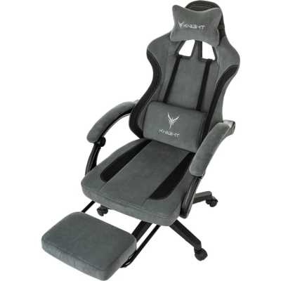 игровое кресло Бюрократ KNIGHT NITRO/F DGR серый