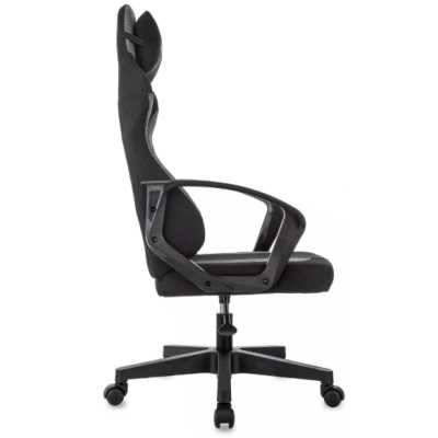 игровое кресло Бюрократ KNIGHT OPTIMUM BGR черный-серый