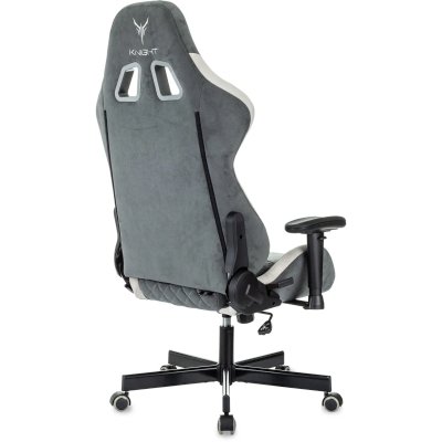 игровое кресло Бюрократ KNIGHT REGAL FABR-GR серый