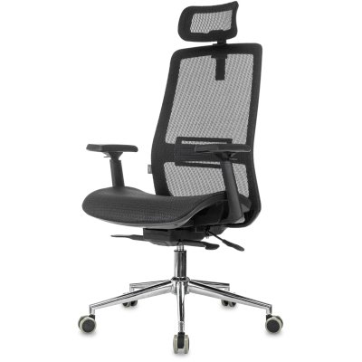 офисное кресло Бюрократ MC-912-H/SIT-M/B черный
