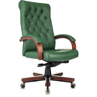 офисное кресло Бюрократ T-9928WALNUT/GREEN зелёный