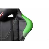 игровое кресло Бюрократ VIKING 5 AERO LGREEN черно-зеленый