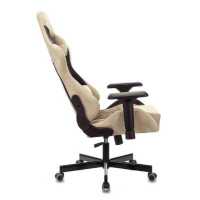 игровое кресло Бюрократ VIKING 7 KNIGHT BR FABRIC коричневый-бежевый