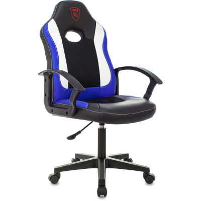 игровое кресло Бюрократ ZOMBIE 11LT Black-Blue черно-синий