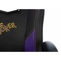 игровое кресло Бюрократ Zombie HERO JOKER черно-фиолетовый