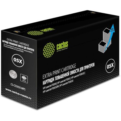картридж Cactus CS-CE505X-MPS черный