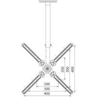 кронштейн Cactus CS-CP07 черный