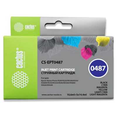 картридж Cactus CS-EPT0487 многоцветный