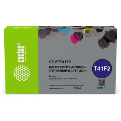картридж Cactus CS-EPT41F2 голубой