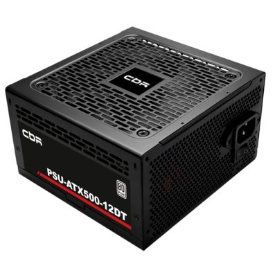 блок питания CBR 500W PSU-ATX500-12DT Черный