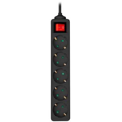 сетевой фильтр CBR CSF SP-5-018M-B Black черный