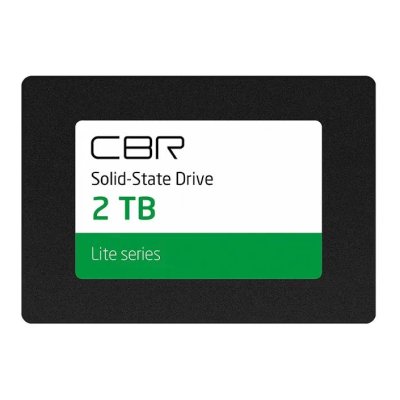 SSD диск CBR Lite 2Tb SSD-002TB-2.5-LT22 Черный