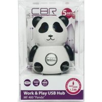 разветвитель USB CBR MF-400 Panda белый