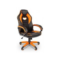 игровое кресло Chairman Game 16 Black-Orange черно-оранжевый