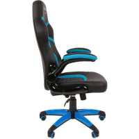 игровое кресло Chairman Game 18 Black-Blue черно-синий