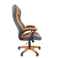 игровое кресло Chairman Game 22 Grey-Orange серый-оранжевый