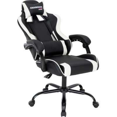 игровое кресло Chairman Game CH41 Black-White