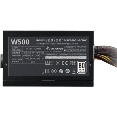 блок питания Cooler Master Elite NEX W500 500W MPW-5001-ACBW-BEU Черный